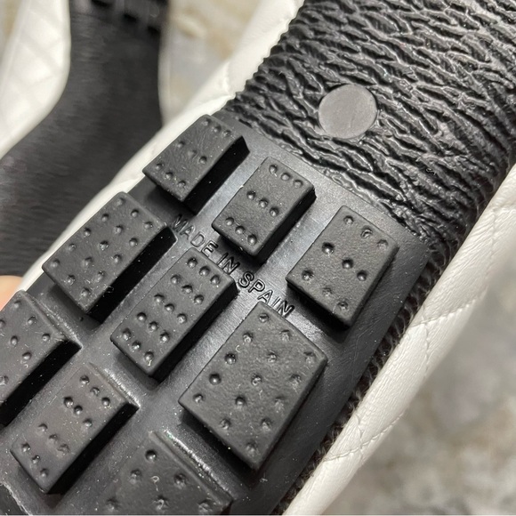 Paul Mayer Attitudes Ballet Flats White/Black Women’s Classic Chic - Picture 3 of 11